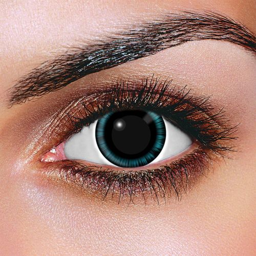 Black Spiral Contact Lenses - Black Swirly Eye Contacts For Anime-demhanvico.com.vn