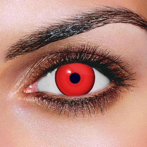 Buy Mini Sclera Red Contact Lenses Online Mini Sclera Red Contacts