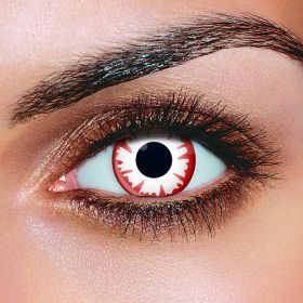 White Demon Eye Contact Lenses (Pair)
