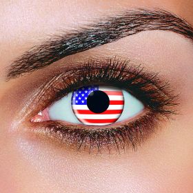 USA Flag Contact Lenses (Pair)