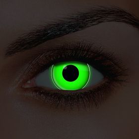 I-Glow Green UV Contact Lenses (Pair)