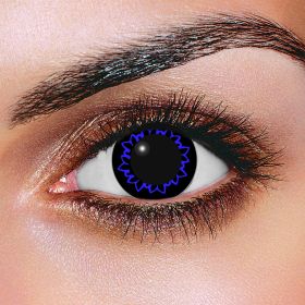 Big Eye Butterfly Blue Contact Lenses (Pair)