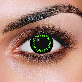 Big Eye Butterfly Green Contact Lenses (Pair)