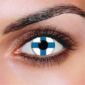 Finland Flag Contact Lenses