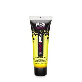 PaintGlow Yellow Glow In The Dark Face Paint 12ml